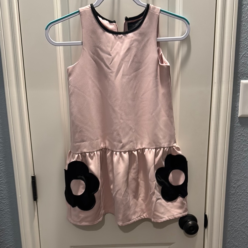 Pink and Black Kids Dress